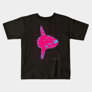 Pink Mola mola Kids T-Shirt